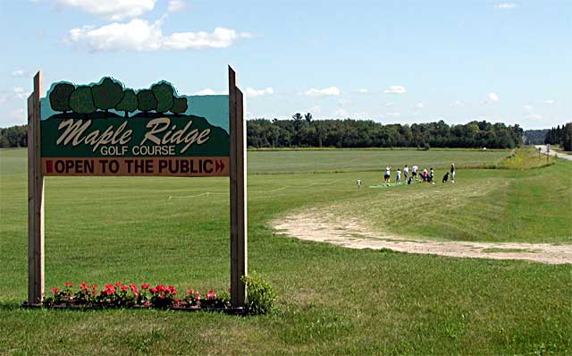 Driving Range at MAPLE RIDGE GOLF COURSE - Click
 for next photo