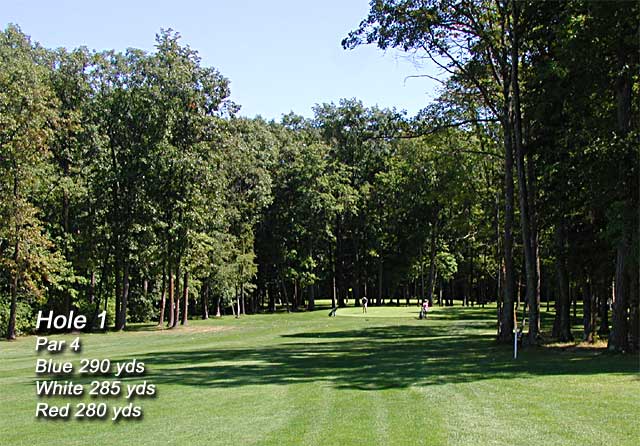 Hole 1 at MAPLE RIDGE GOLF COURSE - Click for next
 photo