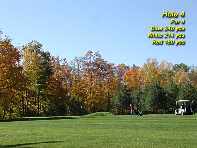 Hole 4 at MAPLE RIDGE GOLF COURSE - Click for next photo