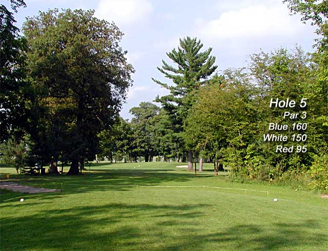 Hole 5 at MAPLE RIDGE GOLF COURSE
 - Click for next photo