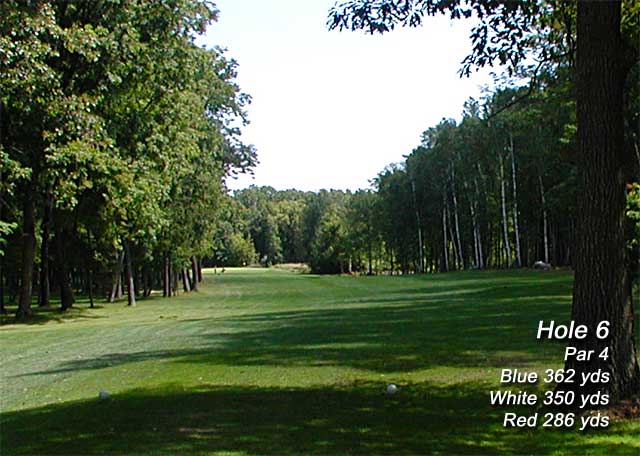 Hole 6 at MAPLE RIDGE GOLF COURSE - Click for next
 photo