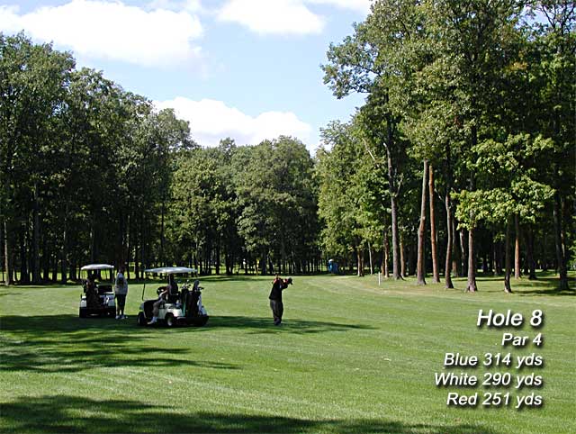 Hole 8 at MAPLE RIDGE GOLF COURSE - Click for next
 photo